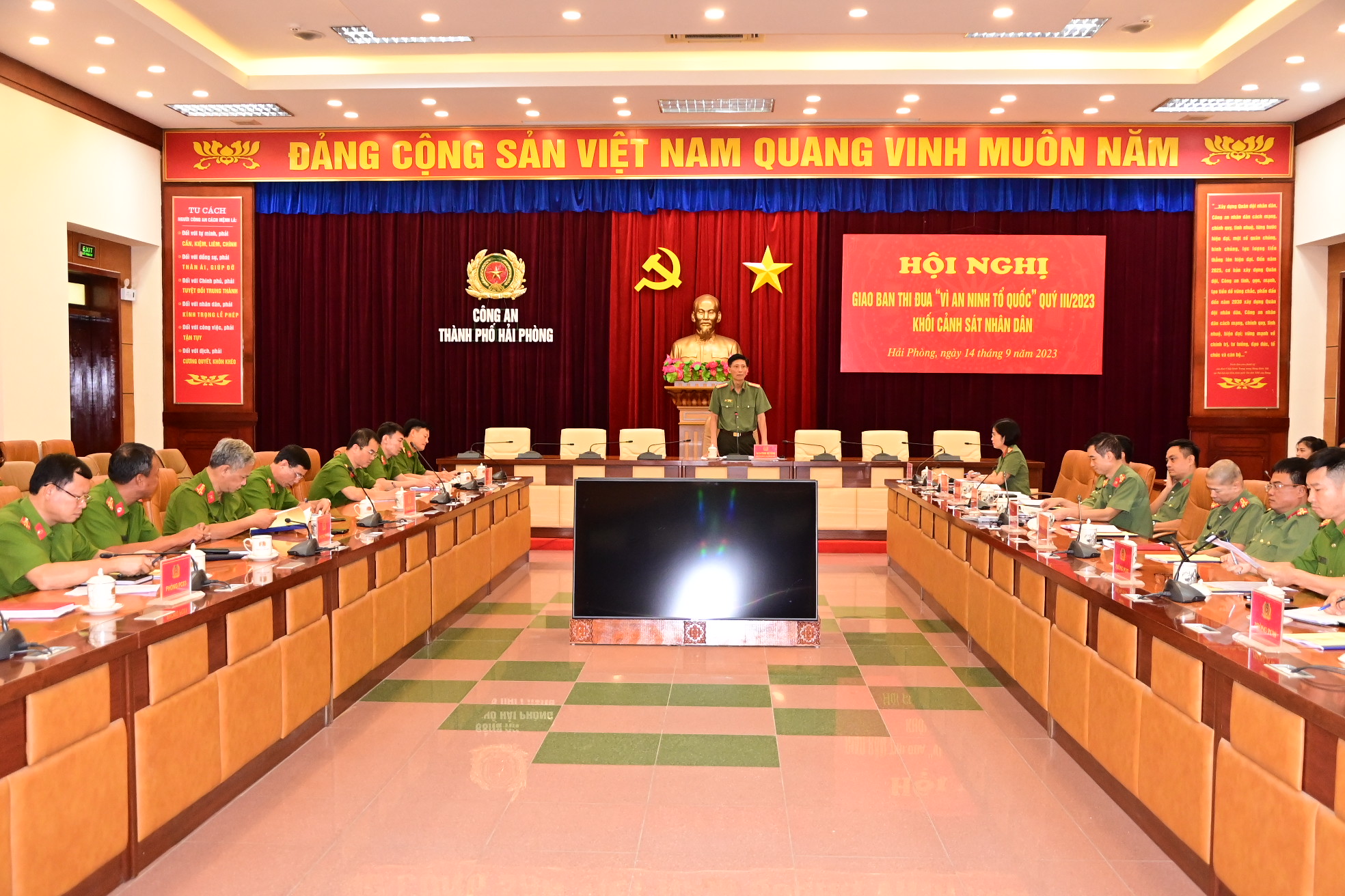 Khối Cảnh sát nhân dân: Quyết tâm hoàn thành xuất sắc các chỉ tiêu công tác 